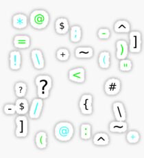 G&B chars Sticker