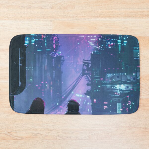 Item preview, Neon Dreams: A Dystopian Rendezvous designed and sold by oanaunciuleanu.