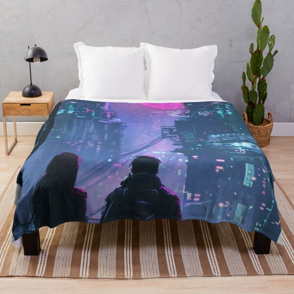 Item preview, Neon Dreams: A Dystopian Rendezvous designed and sold by oanaunciuleanu.