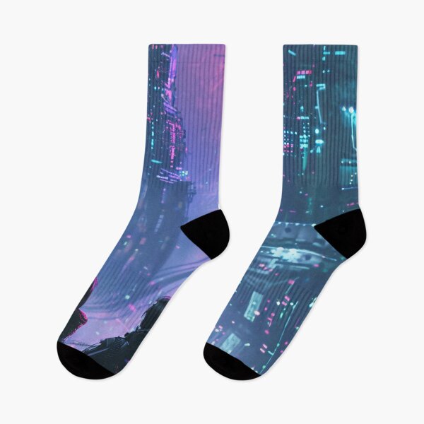 Item preview, Neon Dreams: A Dystopian Rendezvous designed and sold by oanaunciuleanu.
