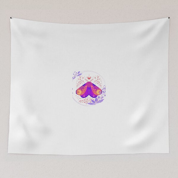 Item preview, chinese moon moth (good fortune, seeing the light) designed and sold by Happyart2024.