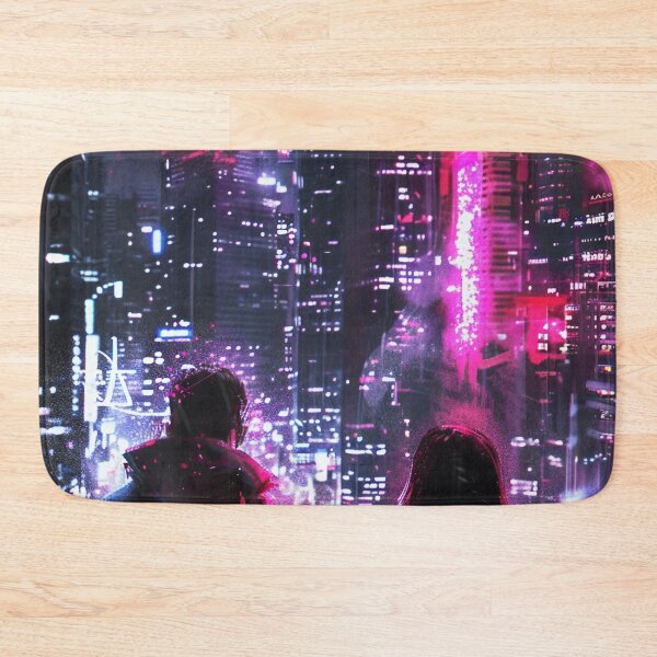 Item preview, Neon Dreams: A Dystopian Rendezvous designed and sold by oanaunciuleanu.