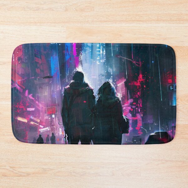 Item preview, Neon Dreams: A Dystopian Rendezvous designed and sold by oanaunciuleanu.