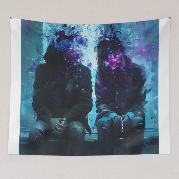 Item preview, Neon Dreams: A Dystopian Rendezvous designed and sold by oanaunciuleanu.