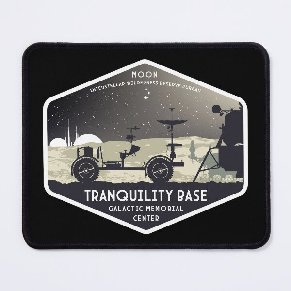 Item preview, Moon. Tranquility Base (Interstellar Wilderness Reserve Bureau Series) designed and sold by BGALAXY.