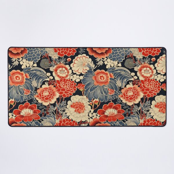 Item preview, Japanese floral pattern designed and sold by OtterFactory.