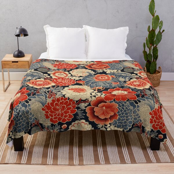 Item preview, Japanese floral pattern designed and sold by OtterFactory.