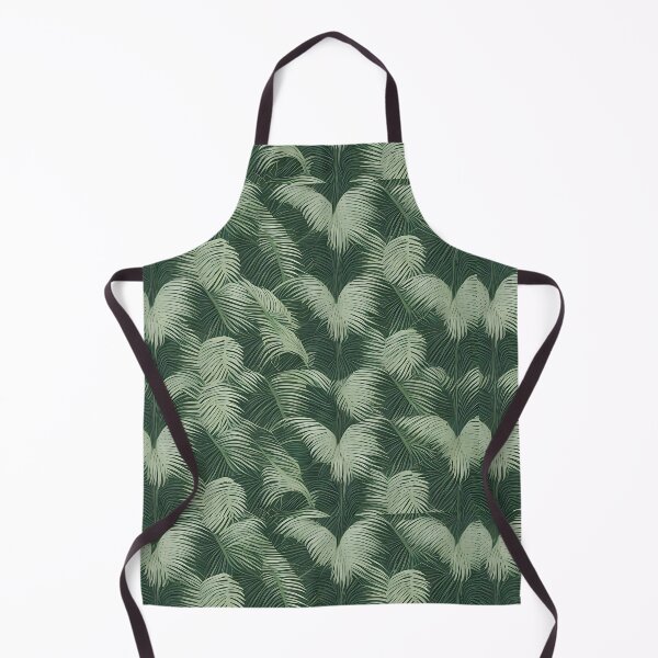 Item preview, Exotic jungle pattern palm leaves in various shades of green jungle designed and sold by Frostquest.