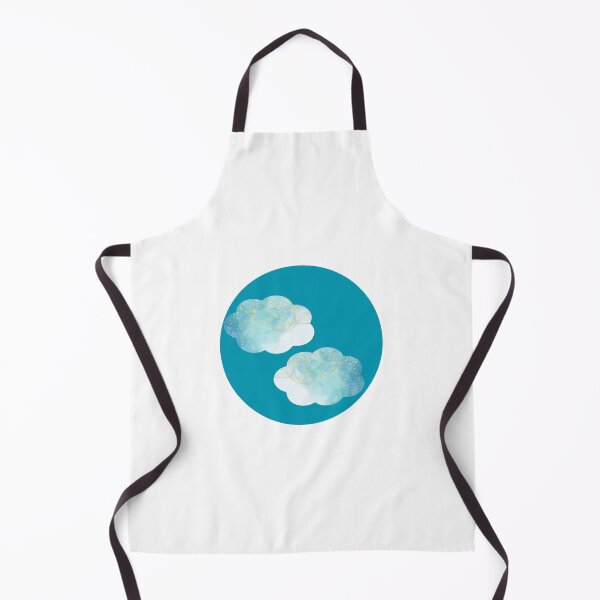 Item preview, Clouds in circle blue designed and sold by AccessoriesareNecessities.