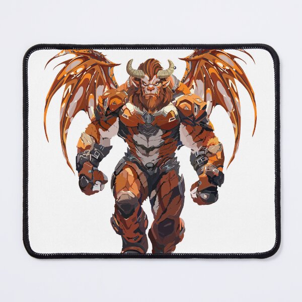 Item preview, "Majestic Demon Beast Warrior: Unleash Power and Fury" designed and sold by YounGistanStore.
