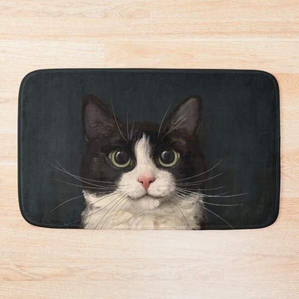 Item preview, Tuxedo Cat Portrait designed and sold by lauragraves.