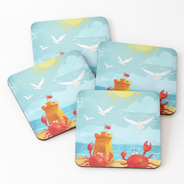 Item preview, Cheerful Crab Beach Fun designed and sold by cute-animals99.