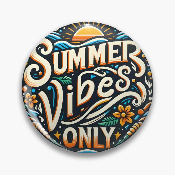 Item preview, Summer vibes only, typography designed and sold by maxmaj.
