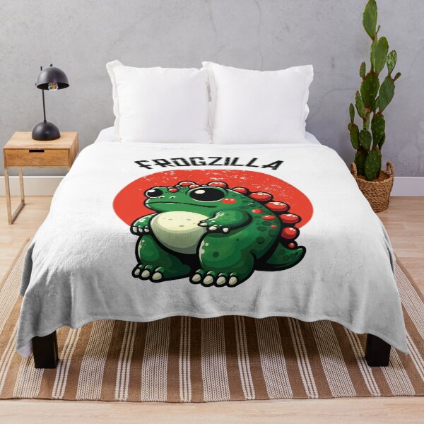 Item preview, Frogzilla: Unique Green Monster Dino-Frog Graphic Tee designed and sold by DineshArtShop.