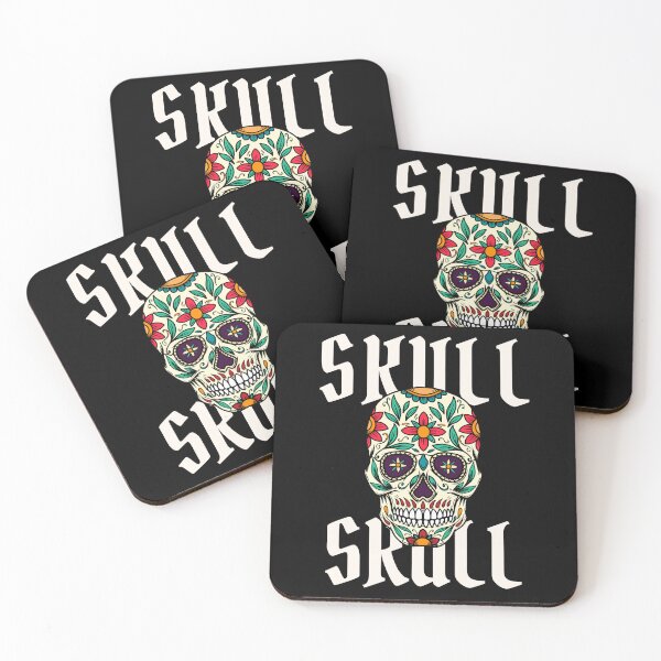 Item preview, Floral Skull Typography designed and sold by Y0ussefrizk.