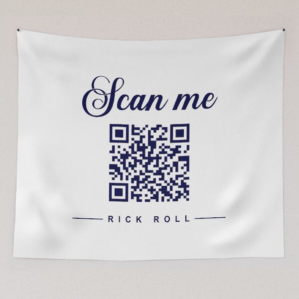 Item preview, Rick Roll QR code designed and sold by Gravy-tee07.
