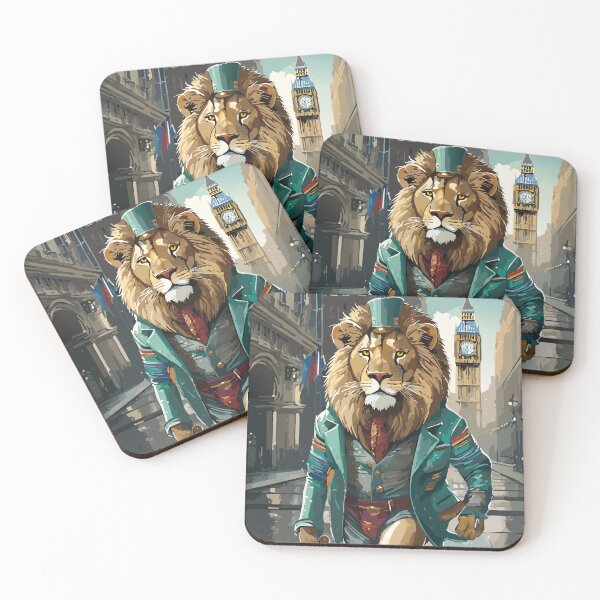 Item preview, Cool Lion Walking Through London designed and sold by griceyvisuals.