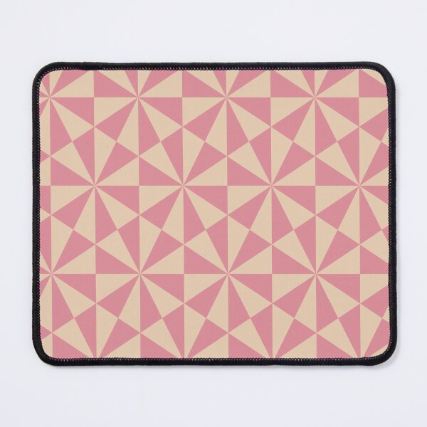 Item preview, Aesthetic geometric pink and yellow pattern designed and sold by Yaragold.