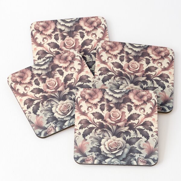 Item preview, Ombre Damask With Roses designed and sold by DesignsByPrnces.