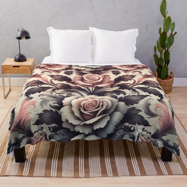 Item preview, Ombre Damask With Roses designed and sold by DesignsByPrnces.
