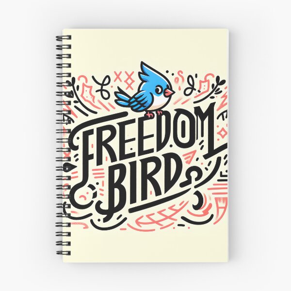 Item preview, Freedom bird, typography,PUN designed and sold by maxmaj.