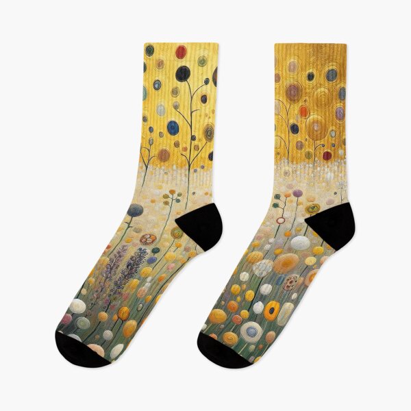 Item preview, Klimt Gold Flower Garden designed and sold by maniacfitness.