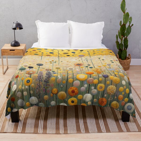 Item preview, Klimt Gold Flower Garden designed and sold by maniacfitness.