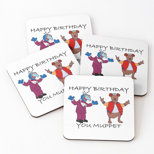 Aperçu de l'œuvre Joyeux anniversaire, Muppet - Gonzo et Rizzo créée et vendue par Animals-by-JB.