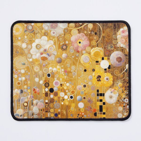 Item preview, Gustav Klimt Flowers with Gold designed and sold by maniacfitness.