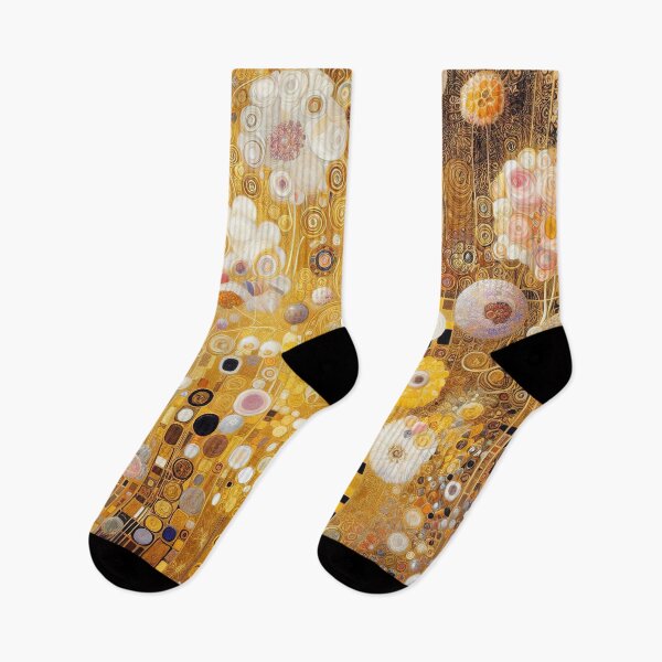 Item preview, Gustav Klimt Flowers with Gold designed and sold by maniacfitness.