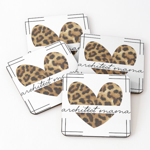 Artikelvorschau, Kopie von Cute Fun Leopard Architect Mama entworfen und verkauft von DigitalLegends1.