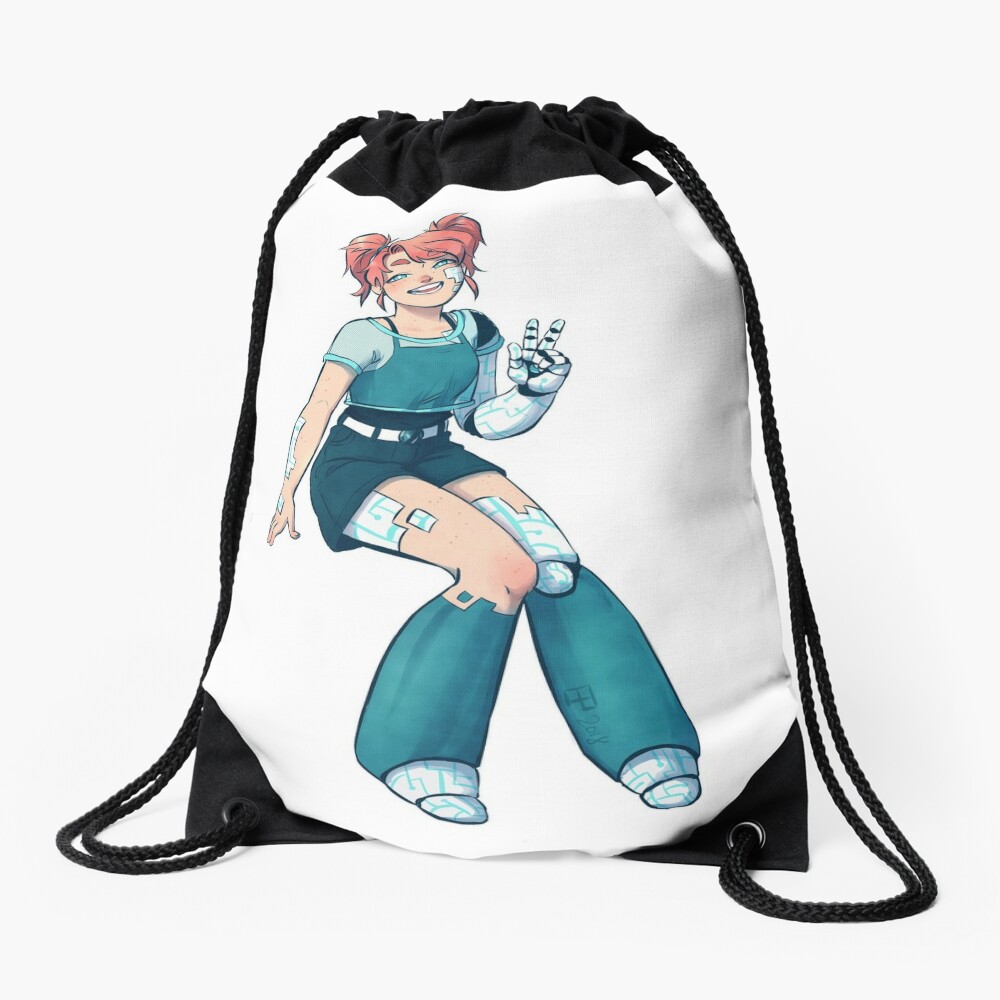 Jenny Wakeman on Vacation  Drawstring Bag for Sale by Zoron-B164