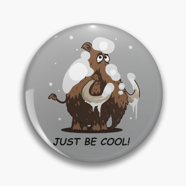 Item preview, The Cute Kawaii Just Be Cool Funny Adventures of the Woolly Mammoth: A Prehistoric Tale of Nature, Extinction, and Cavemen designed and sold by artworkathome.