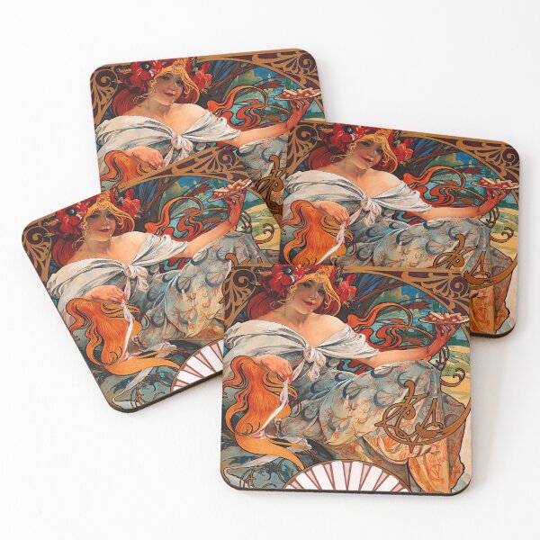 Item preview, Art Nouveau Vintage Poster designed and sold by JoolyA.