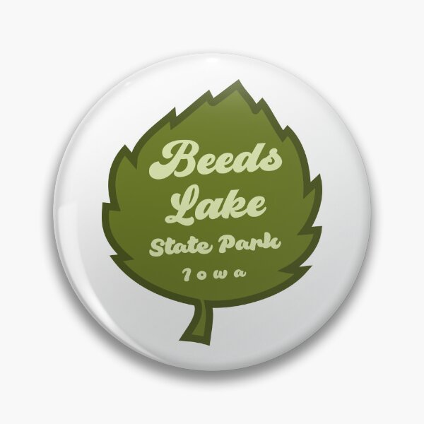 Item preview, Beeds Lake State Park Iowa Leaf designed and sold by bivenart.