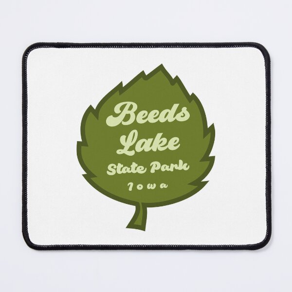 Item preview, Beeds Lake State Park Iowa Leaf designed and sold by bivenart.