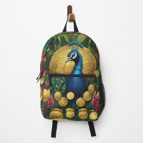 Item preview, Beautiful Blue Peacock and gold  designed and sold by Sugar Wisdom .
