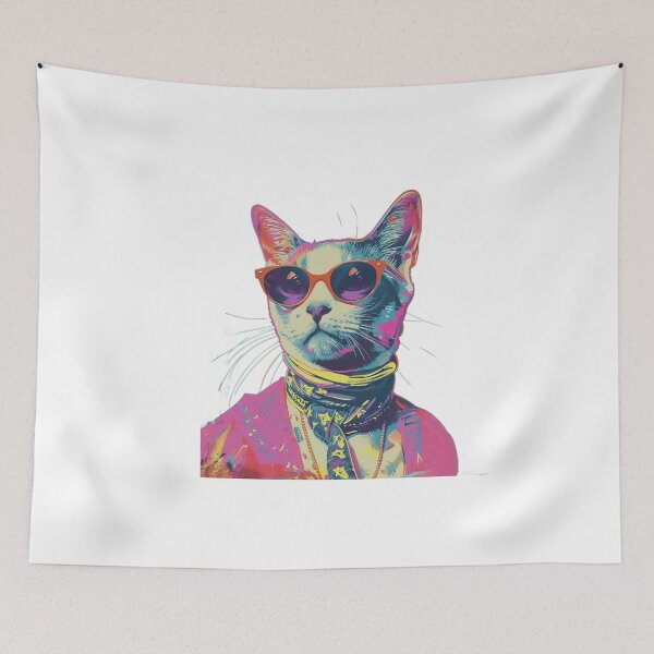 Item preview, Fashion Cat, Fashion Kitty, Retro Style Kitten Vintage designed and sold by CreativeArts-S.