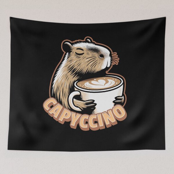 Item preview, Capycino - Coffee Capybara - Coffeebara - Capybarista  designed and sold by SpecialtiesShop.
