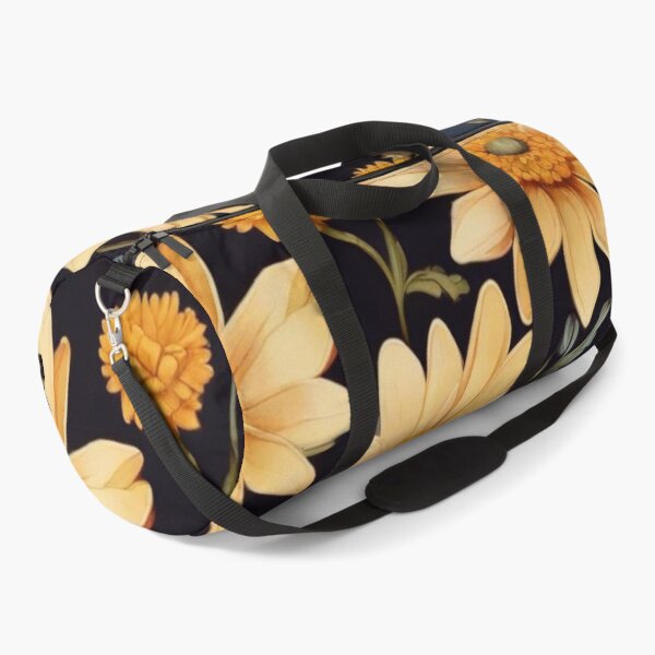 Item preview, Golden daisies on a black background designed and sold by Flowersonstuff.