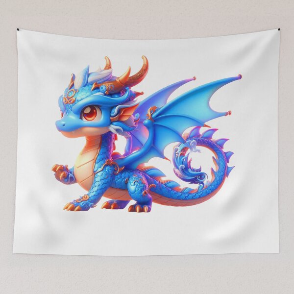 Item preview, Chibi Chinese Dragon Cute Anil designed and sold by CHIBI_POPZ.