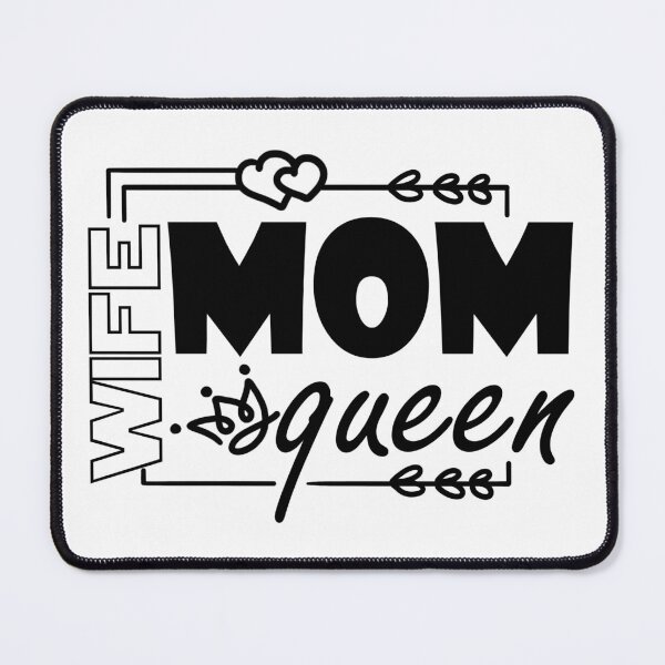 Item preview, wife mom queen designed and sold by Rainorchid.