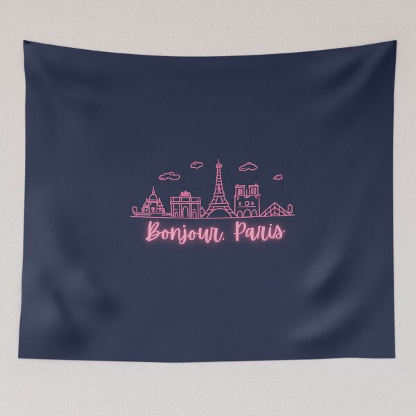 Item preview, Bonjour, Paris designed and sold by heartfeltarts93.
