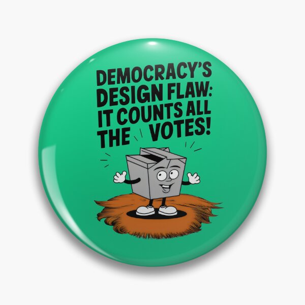 Item preview, Democracy's Design Flaw: It Counts All the Votes! designed and sold by CoolCrazyQuirky.