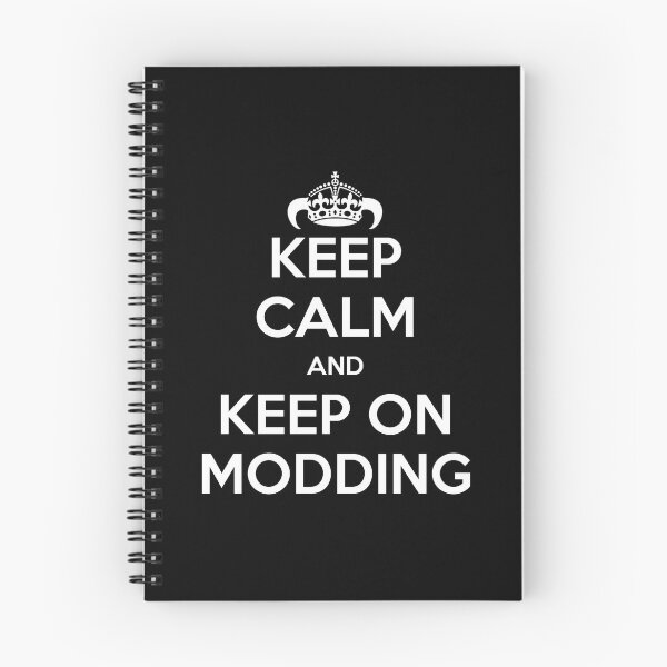 Item preview, Keep Calm and Keep on Modding designed and sold by FusRoAI.