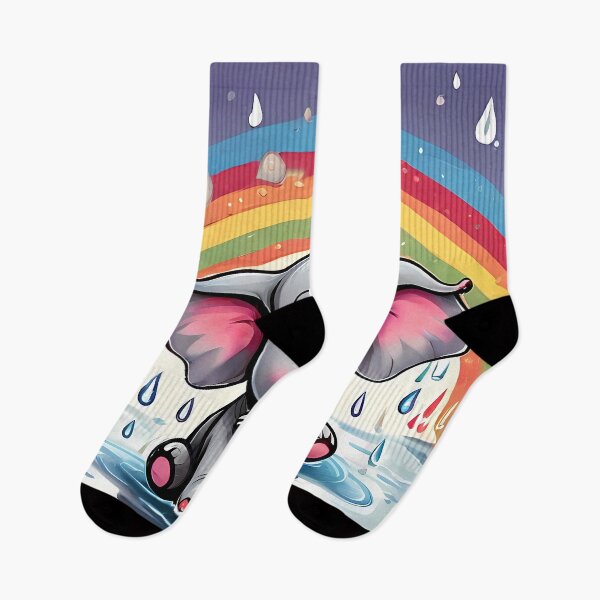 Item preview, Little elephant in the rainbow, cute, umbrela,cool, kids, animal designed and sold by Cyber Kids.