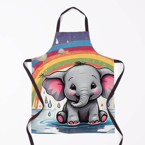 Item preview, Little elephant in the rainbow, cute, umbrela,cool, kids, animal designed and sold by Cyber Kids.