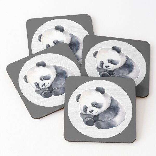 Item preview, Panda Bear Watercolor Drawing designed and sold by LivingColorful.