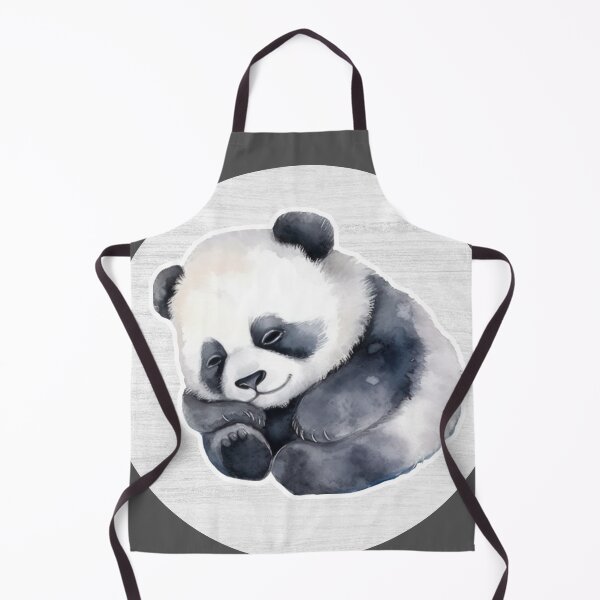 Item preview, Panda Bear Watercolor Drawing designed and sold by LivingColorful.