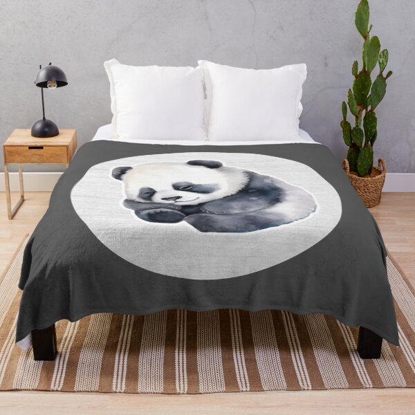 Item preview, Panda Bear Watercolor Drawing designed and sold by LivingColorful.